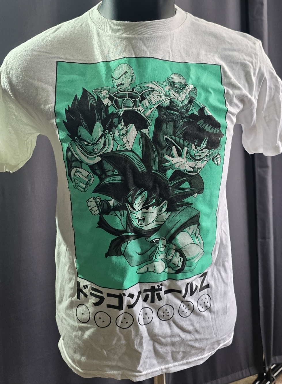 Nwt Boxlunch Dragon Ball Z Green Graphic Tee Youth Large